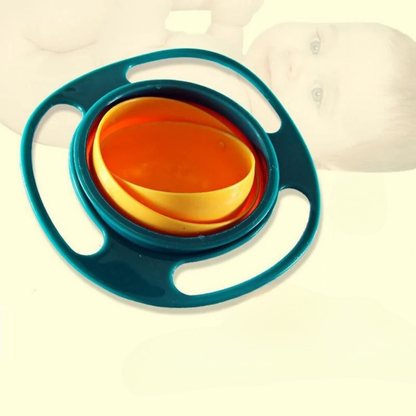 SnackSpin Bowl – Auslaufsichere 360° Gyro-Schüssel für Kinder